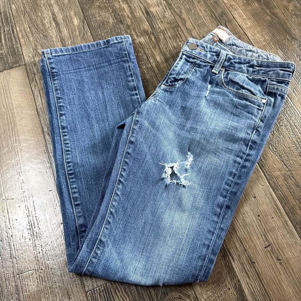Paige Premium Denim Jimmy Jimmy Distressed Boyfriend Jeans Size 26